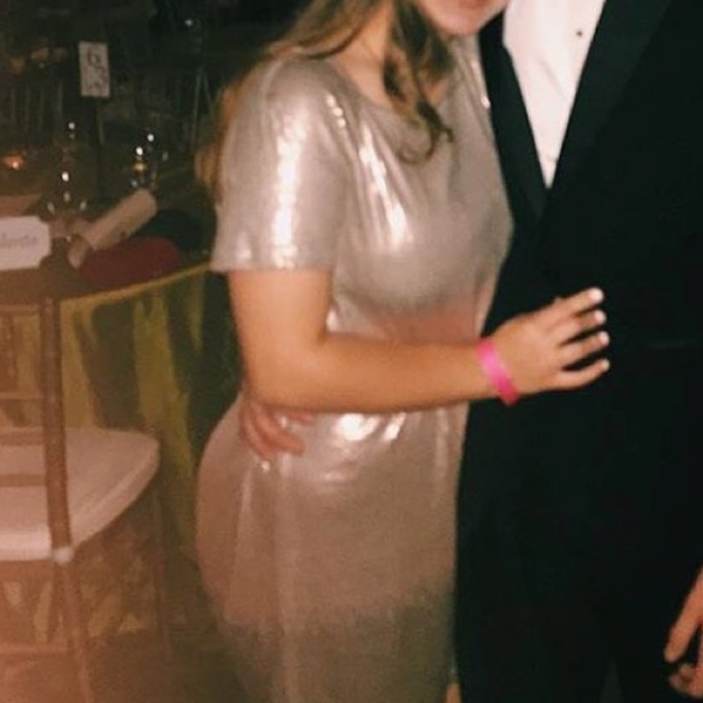 Free People Ombre Sequin Dress with Low cut Back